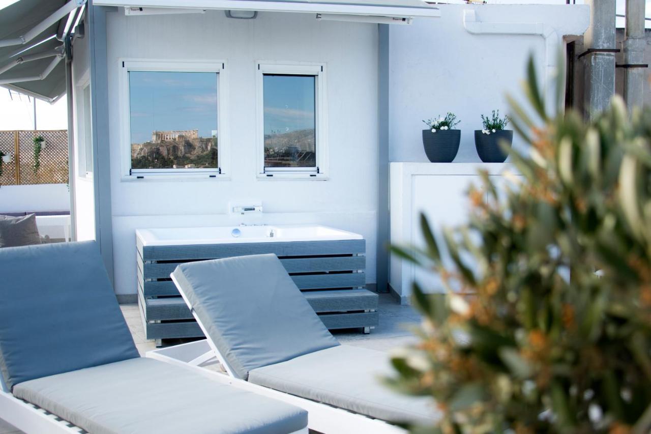 Private Jacuzzi & Acropolis View - The Loft Atina Dış mekan fotoğraf