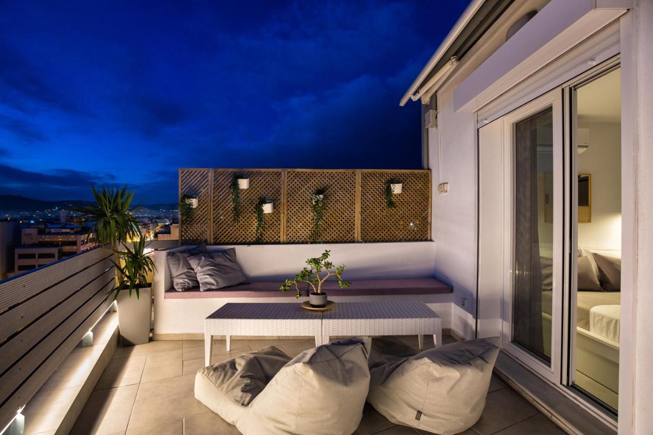 Private Jacuzzi & Acropolis View - The Loft Atina Dış mekan fotoğraf